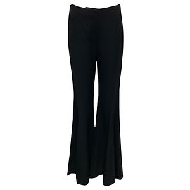Calça larga de viscose preta Proenza Schouler Preto