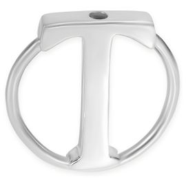 Tiffany & Co. Sterling Silver T Circle Key Ring Other