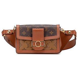 Louis Vuitton Brown Monogram Reverse Dauphine Bumbag Brown