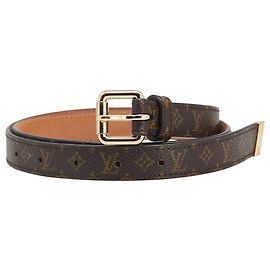 Louis Vuitton Brauner Monogram Ellipse Gürtel Braun