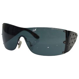 Marc by Marc Jacobs MMJ 032/S Black Shield Sunglasses Black
