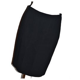 Jupe noire Moschino Cheap And Chic en acétate Taille 44 Noir