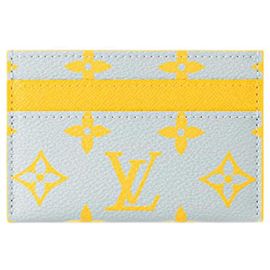 Louis Vuitton LV Double Card Holder Glow new Yellow