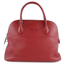 Sac Bolide Hermès Clemence 31 Rouge