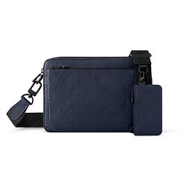Louis Vuitton Messager LV trio bleu nouveau Bleu