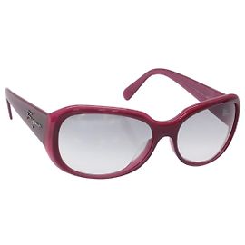Óculos de sol Salvatore Ferragamo de plástico roxo Auth BA5377 Roxo