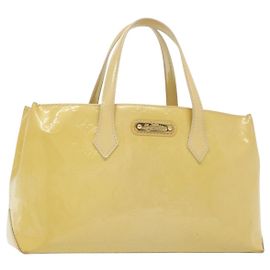 LOUIS VUITTON Sac à main Monogram Vernis Wilshire PM Broncorail M91452 Auth 142274 Autre