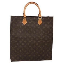 LOUIS VUITTON Bolsa Sac Plat Monogram M51140 LV Auth 140332 Monograma