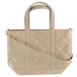 Vanessa Bruno Bolsa de ombro de couro bege Bege