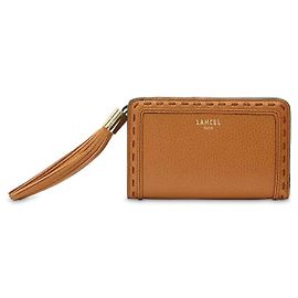 Portefeuille compact Lancel Beige
