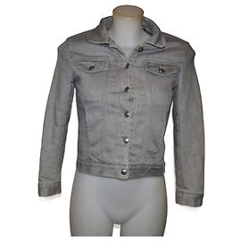 Chaqueta acolchada Chloé gris de algodón Gris