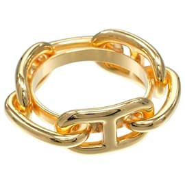 Hermès Anello Chaine d'Ancre Enchainee placcato oro D'oro