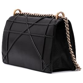 Dior-Dior Black Medium Calfskin Diorama Flap-Black
