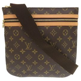 Borsa a Spalla Pochette Bosphore Monogram Louis Vuitton Marrone Monogramma