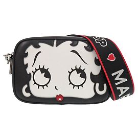 Bolsa de ombro de couro preto Marc by Marc Jacobs Preto