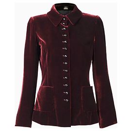 Guy Laroche jacket, Velvet model FW2006 Red