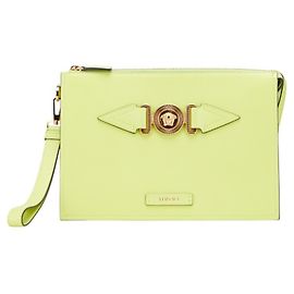 Bolsa Clutch Medusa da Versace Verde claro