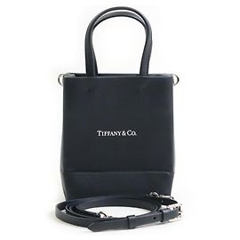 Sac à main mini tote Tiffany & Co. Noir