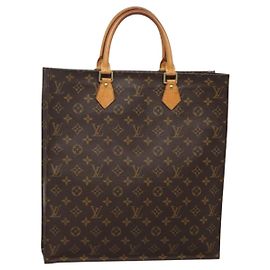 LOUIS VUITTON Bolsa Sac Plat Monogram M51140 LV Auth BA5321 Monograma