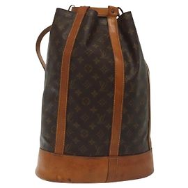 LOUIS VUITTON Bolsa de Ombro Monogram Randonnee GM M42244 LV Auth bs29037 Monograma
