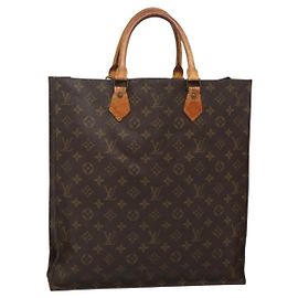 LOUIS VUITTON Bolsa Sac Plat Monogram M51140 LV Auth 140437 Monograma