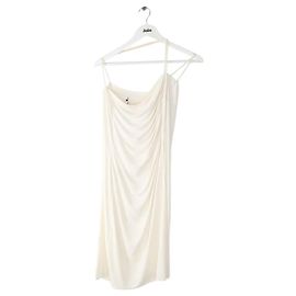 Vestido Maison Martin Margiela Blanco de Viscosa M Blanco