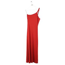 Vestido rojo de viscosa Maison Martin Margiela Roja