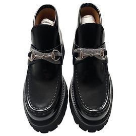 Botines Gucci Horsebit Negro