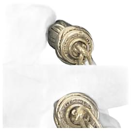 Hermès-Anneau de foulard en argent vintage des années 70 Hermes-Argenté