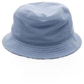 Christian Dior Cappello bucket in nylon e cotone DIOR E PARLEY Blu