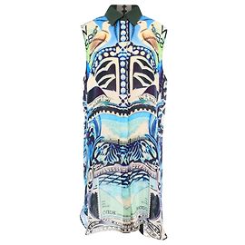 Vestido camisa sem mangas Mary Katrantzou Multicor