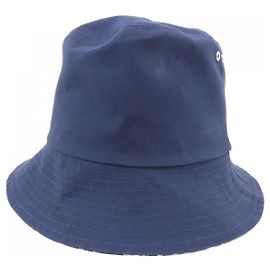 Christian Dior TEDDY-D Bob Hat Oblique Hat Blue