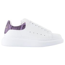 Oversized Sneakers - Alexander McQueen - Leder - Weiß Weiß