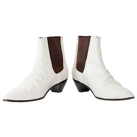 Céline Bottines Celine John Blanc