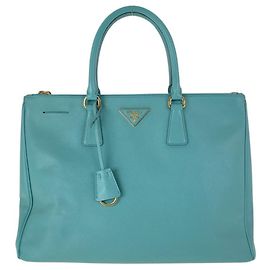 Bolsa 2 em 1 Galleria em couro Saffiano da Prada Verde