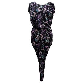 Autre Marque Robe Midi Imprimée Saloni en Viscose Multicolore Autre