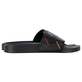 Infradito da piscina Balenciaga in gomma nera Nero