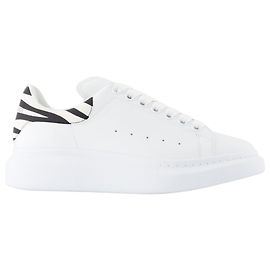 Oversized Sneakers - Alexander McQueen - Leder - Weiß Weiß