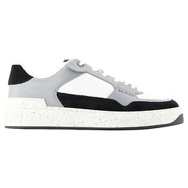 B-Court Flip Sneakers - Balmain - Leather - Black Black