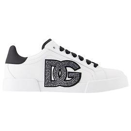 Dolce & Gabbana Baskets Strobel Port.light - Dolce&Gabbana - Cuir - Blanc Blanc