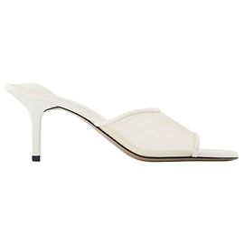 Cubisto Sandals - Jacquemus - Leather - White White