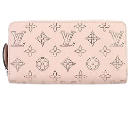 Portefeuille Zippy en cuir Monogram Mahina Louis Vuitton Rose