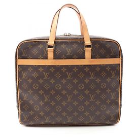 Pasta de Documentos Pegase Monogram Louis Vuitton Marrom
