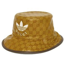 Gucci GG Crystal Bucket Hat Brown