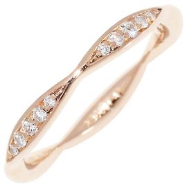 Chanel K18PG Camelia Collection Ring J10836 Pink