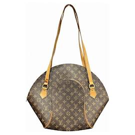 Louis Vuitton-Louis Vuitton Ellipse Shopping Monogram Shoulder Bag-Brown