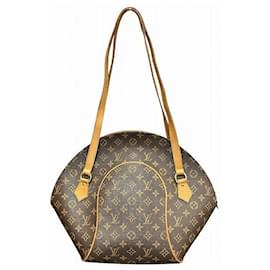 Louis Vuitton-Louis Vuitton Ellipse Shopping Monogram Shoulder Bag-Brown