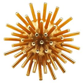 Broche Hermès Dorado Metálico