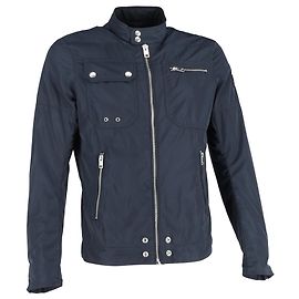 Diesel J-Ride Zipped Jacket in Navy Blue Polyester Blue Navy blue