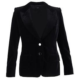 Blazer Tom Ford in Velluto Nero Nero
